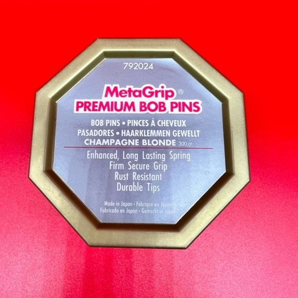 Metagrip Premium slip proof Bobby pins Champagne blonde - Picture 6 of 7